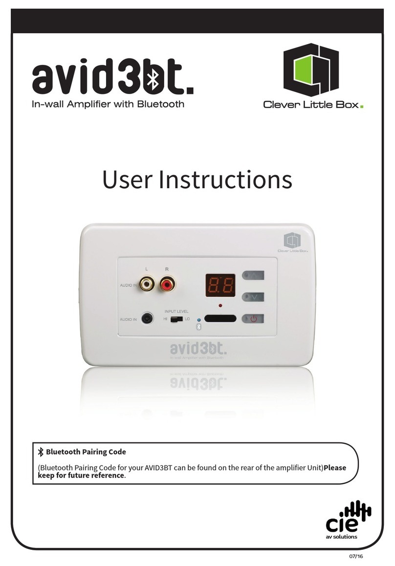 Clever Little Box avid3bt User instructions