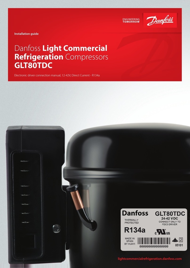 Danfoss GLT80TDC User manual