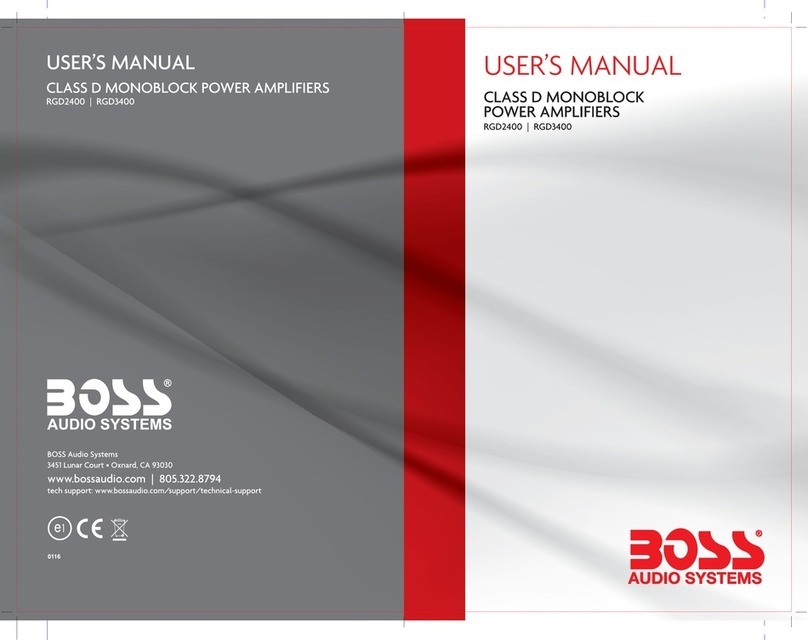 Boss Audio Systems RGD2400 User manual