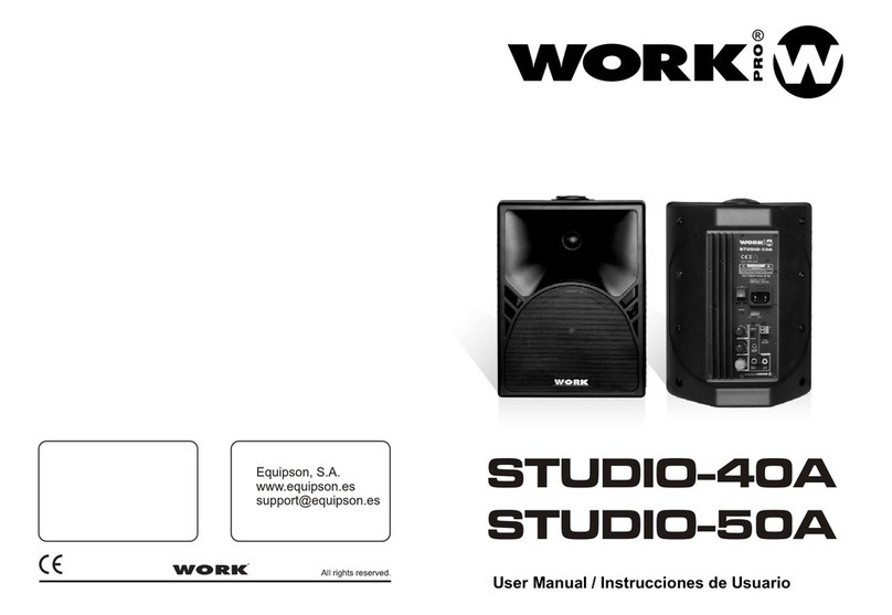 WorkPro Studio-40A User manual
