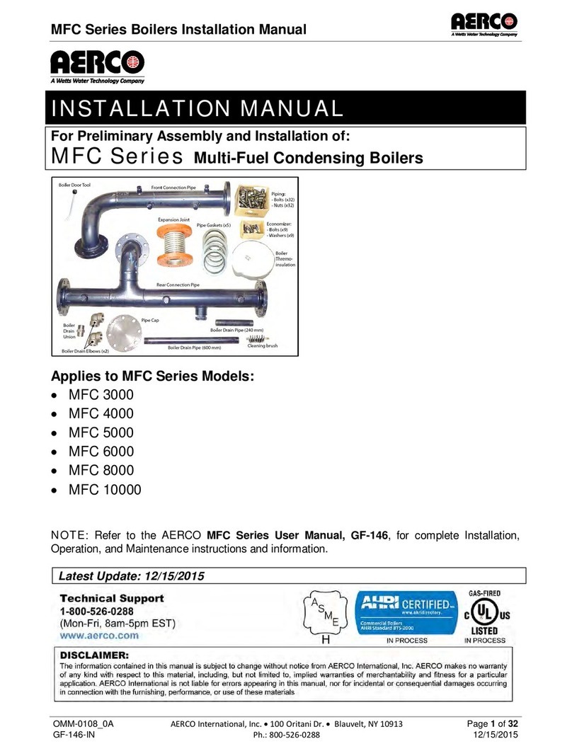AER MFC 3000 User manual