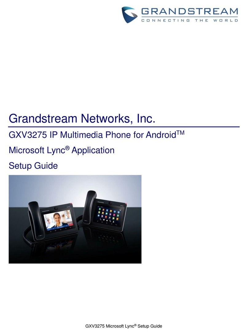 Grandstream Networks GXV3275 User manual