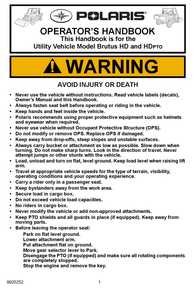Polaris BRUTUS HD Service manual