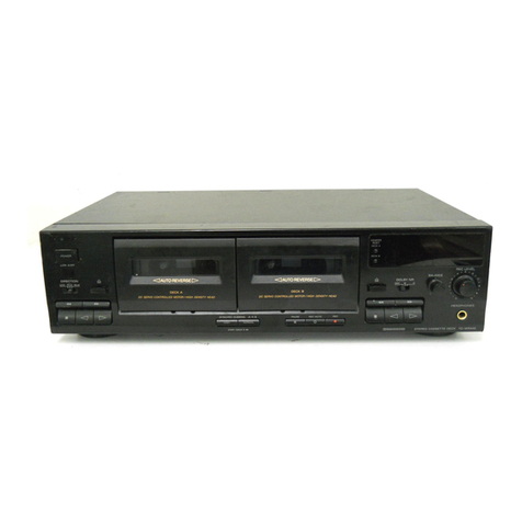Sony TC-WR445 User manual