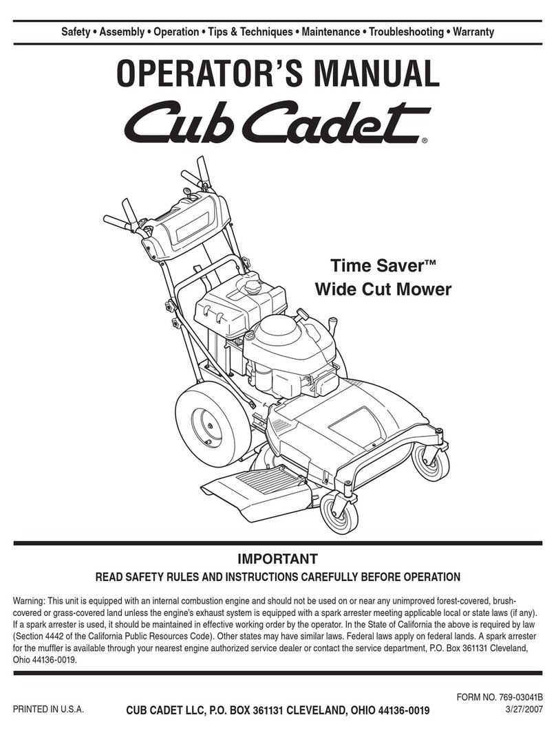 Cub Cadet 12AE764N709 User manual