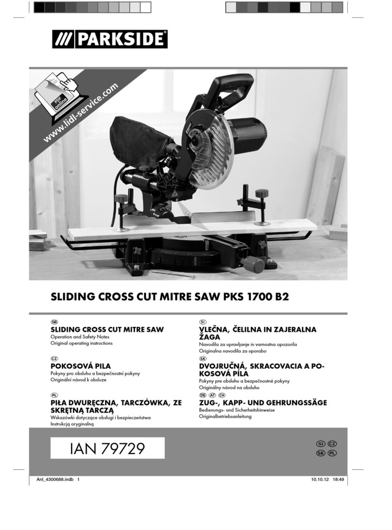 Parkside PKS 1700 B2 User manual