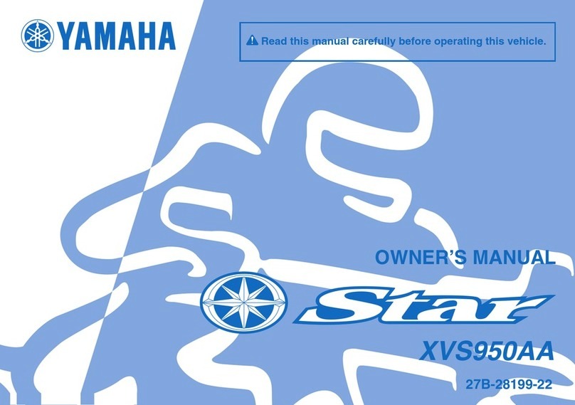Yamaha xvs9500aa User manual Yamaha xvs9500aa User manual