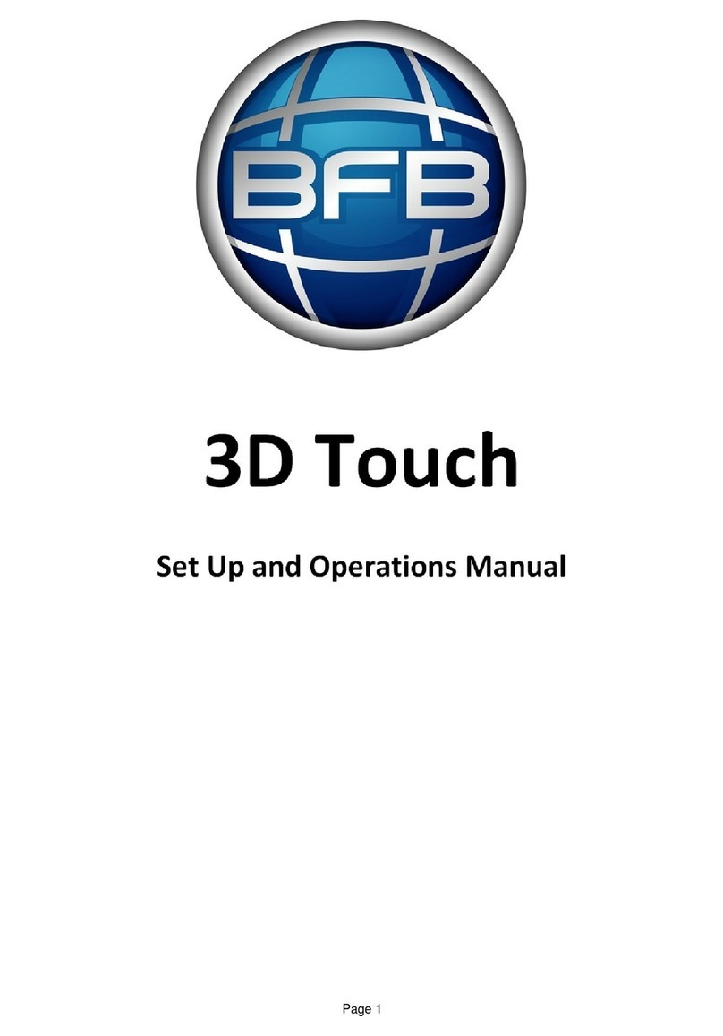 Bfb 3D Touch Set up and operation guide