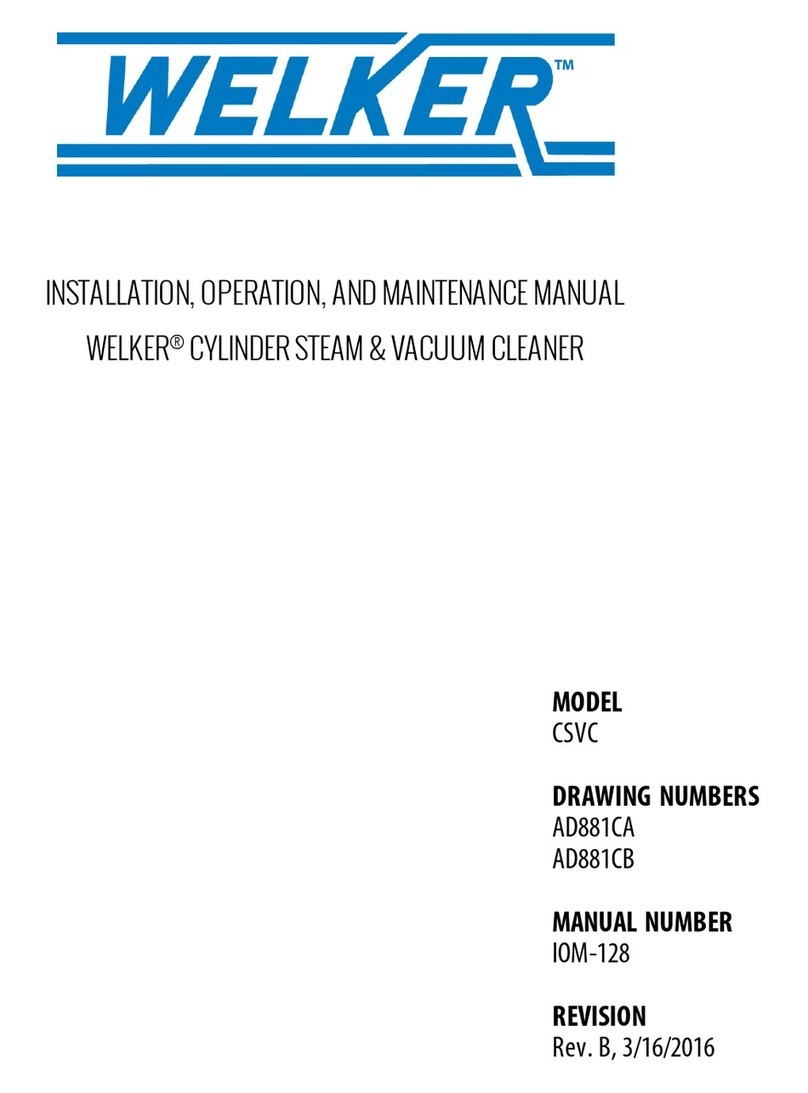 Welker CSVC Installation, operation and maintenance manual Welker CSVC Installation, operation and maintenance manual