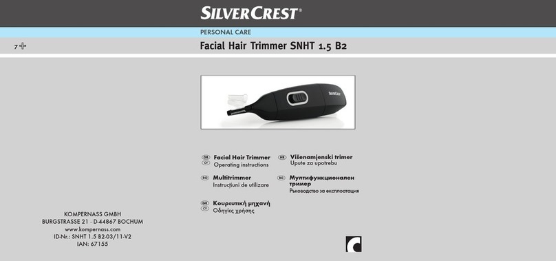 Silvercrest SNHT 1.5 B2 operating instructions