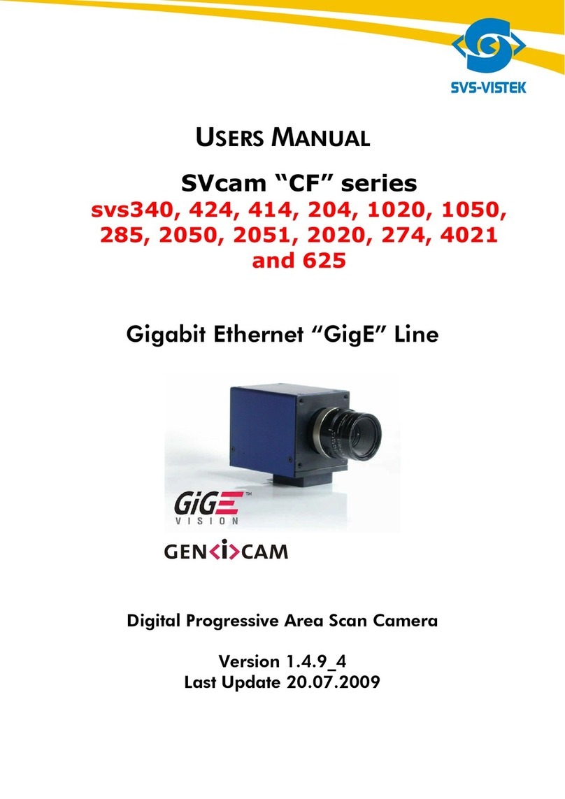 SVS-Vistek svs340 User manual