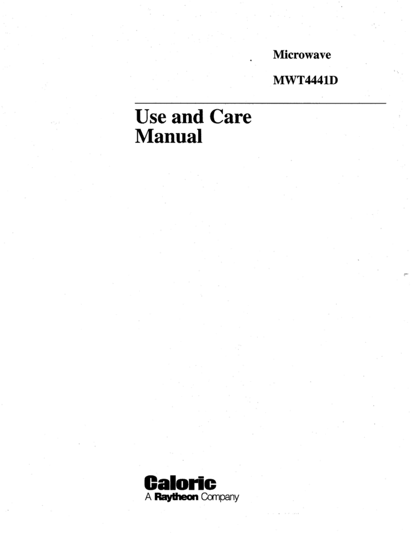 Caloric MWT4441D User manual