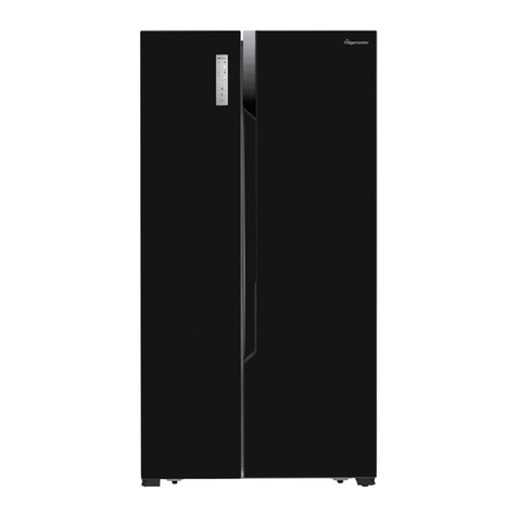 Fridgemaster MS91518FFS Operating instructions