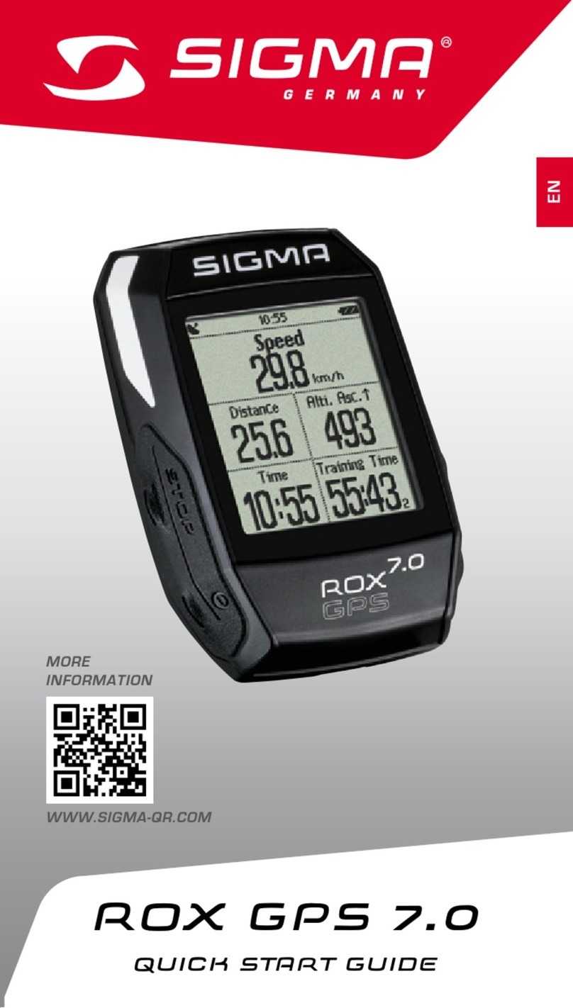 Sigma ROX GPS 7.0 quick start guide