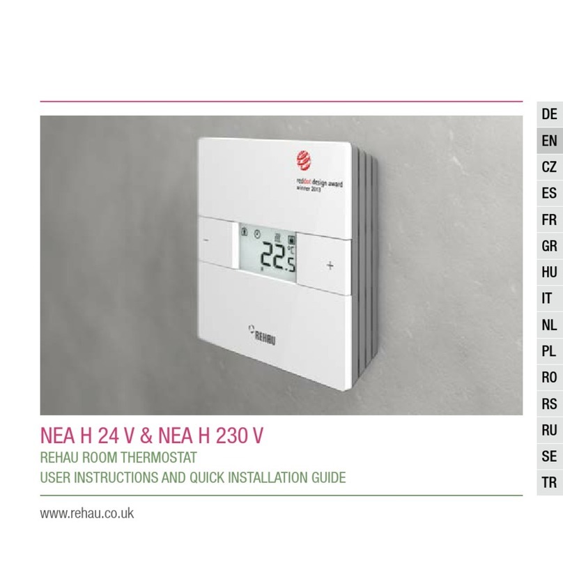 Rehau NEA H 24 V User instructions