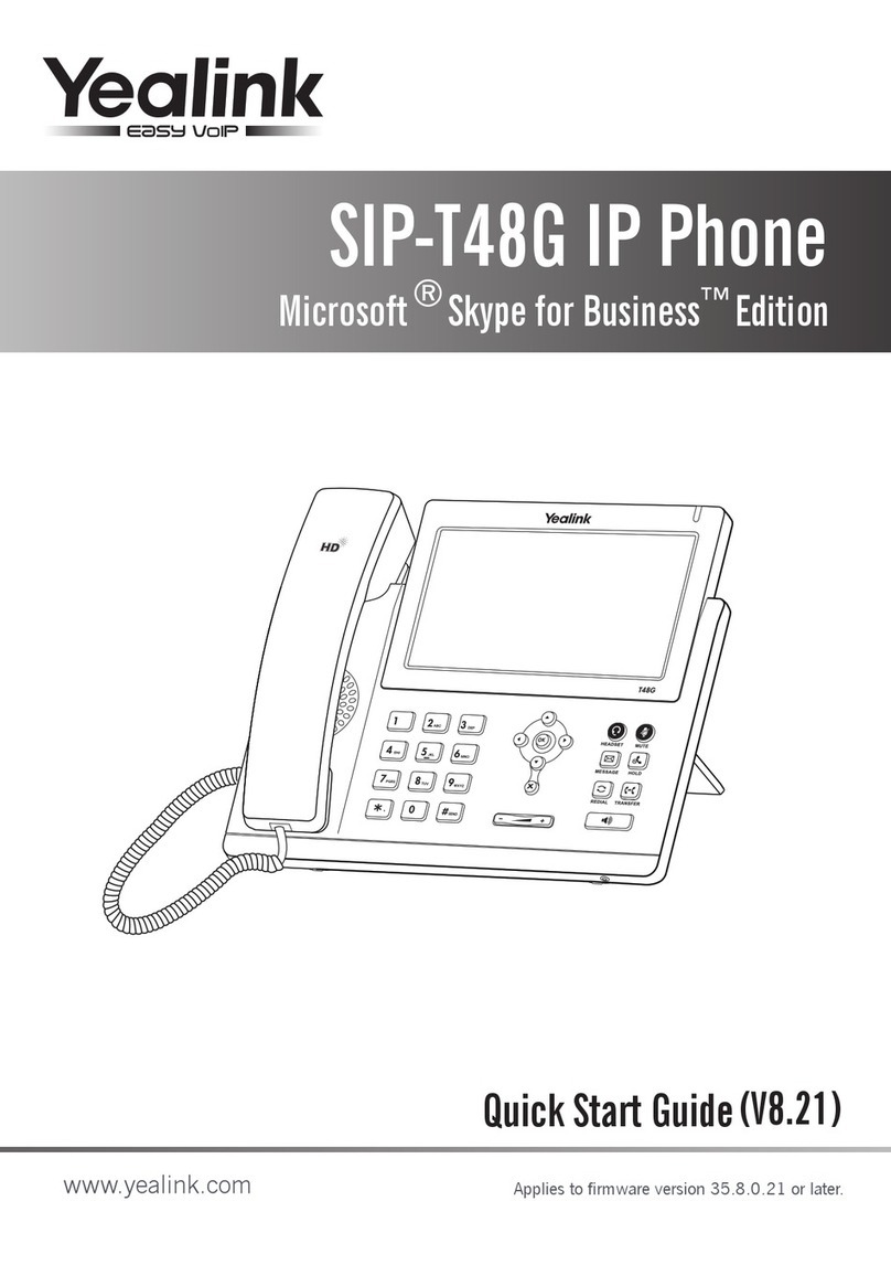 Yealink Yealink SIP-T48G User manual