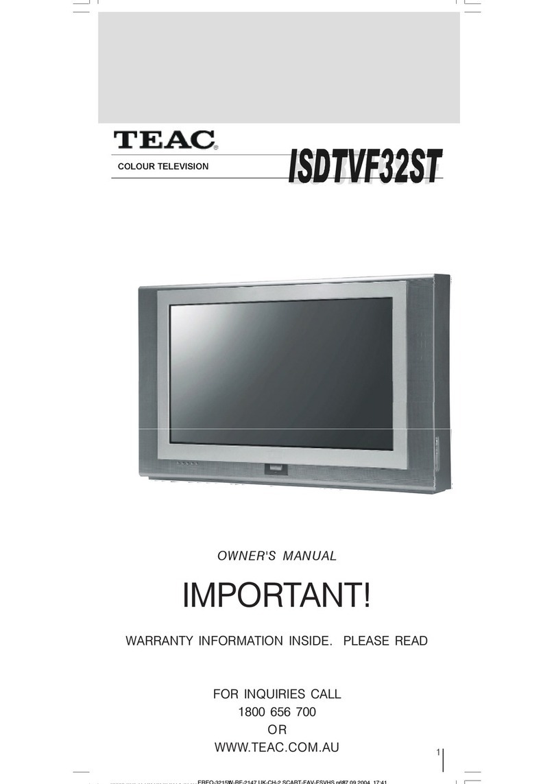 Teac ISDTVF32ST User manual