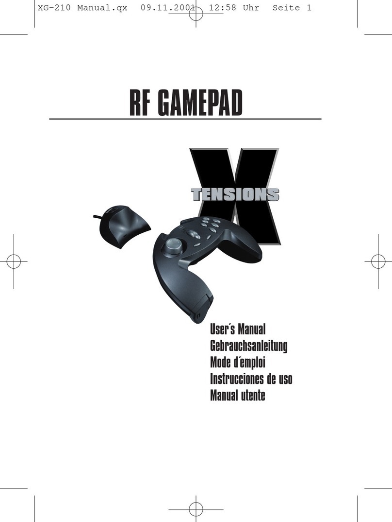 X-Tensions XG-210 RF user manual X-Tensions XG-210 RF user manual