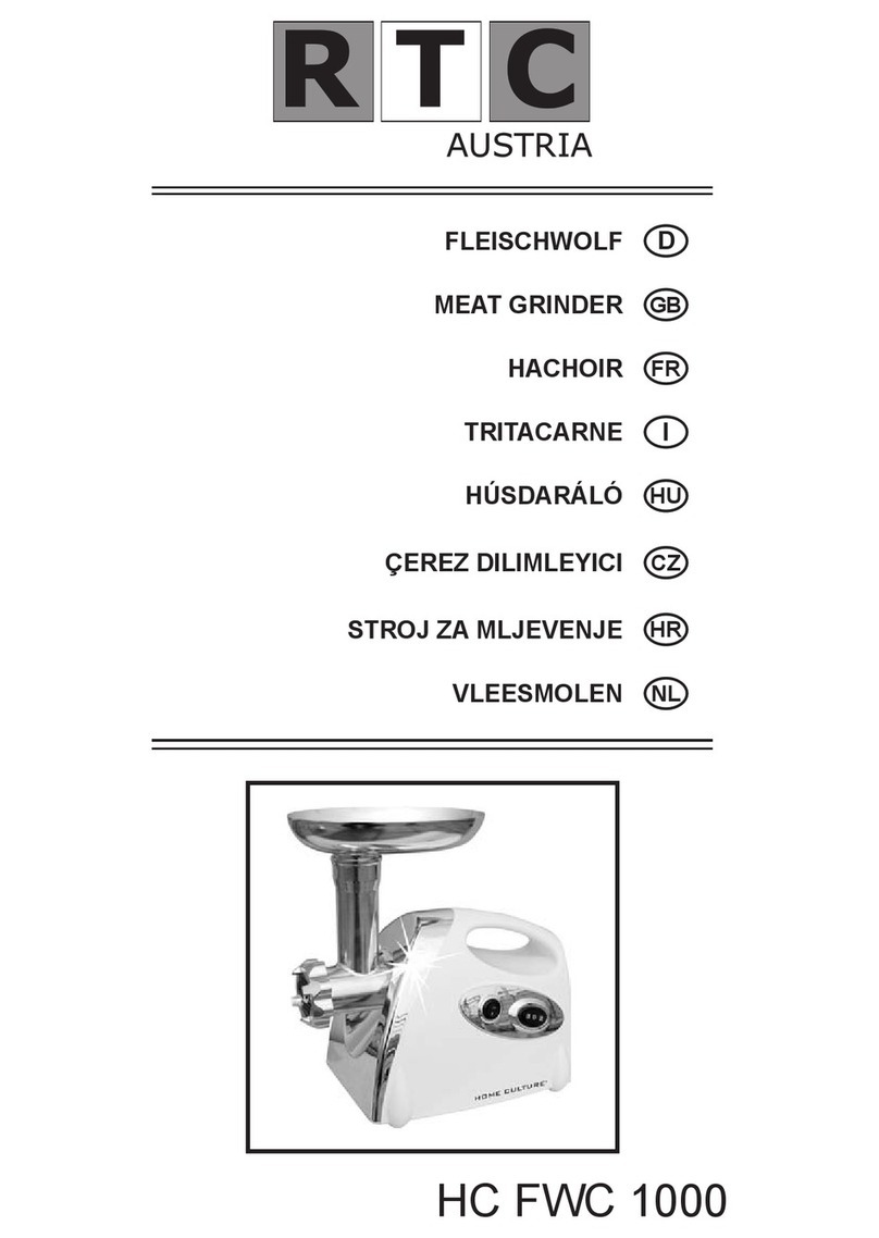 RTC HC FWC 1000 instruction manual