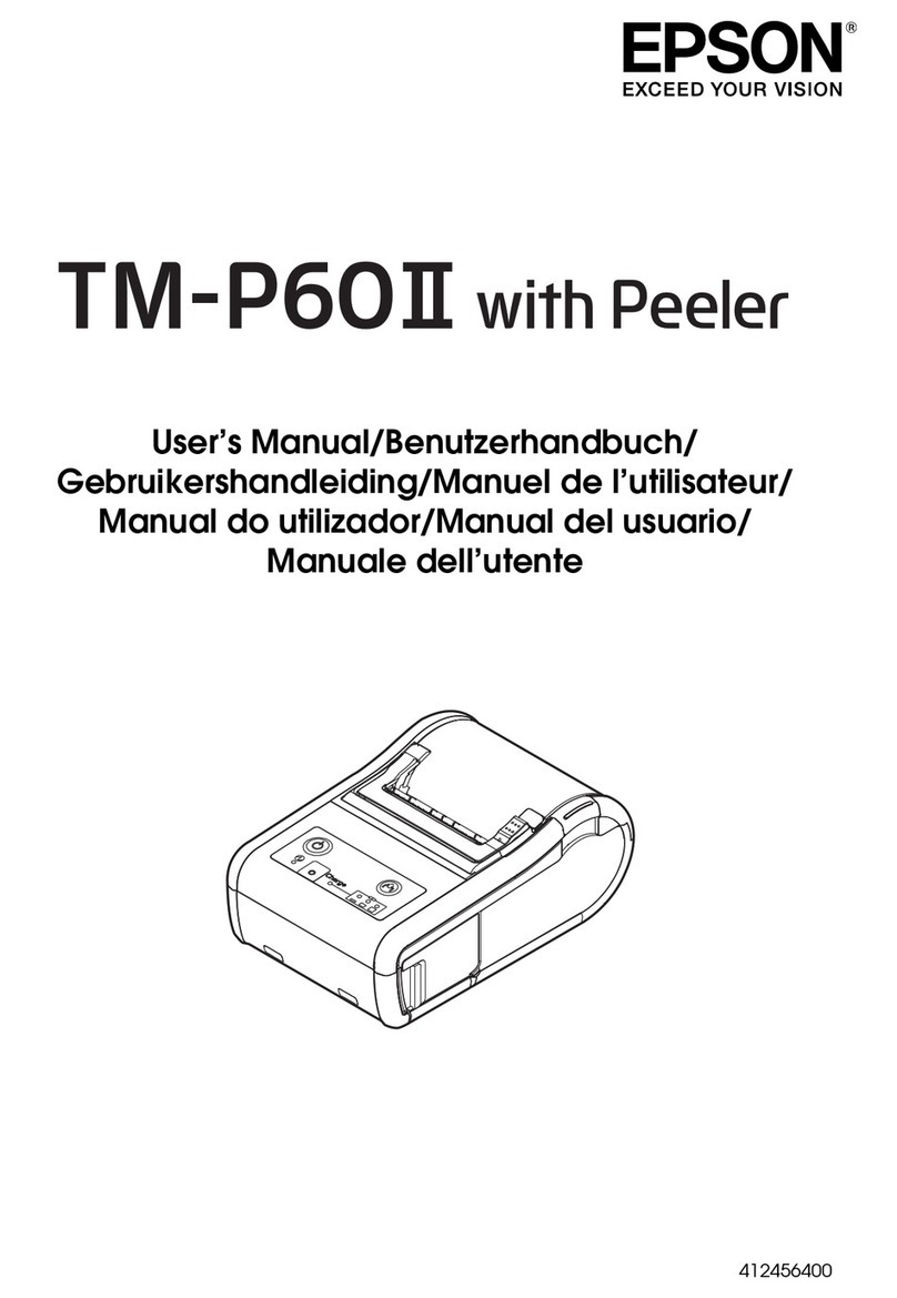 Epson TM P60II User manual