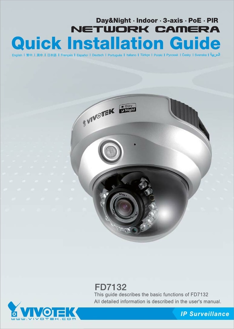 Vivotek FD7132 Quick installation guide