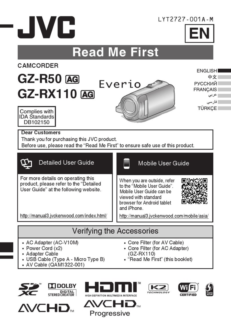 JVS Everio GZ-R50 AG User manual