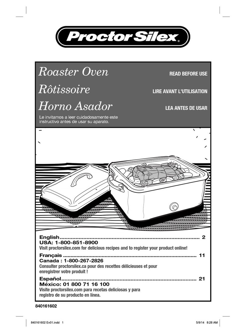 Proctor-Silex 32230 User manual