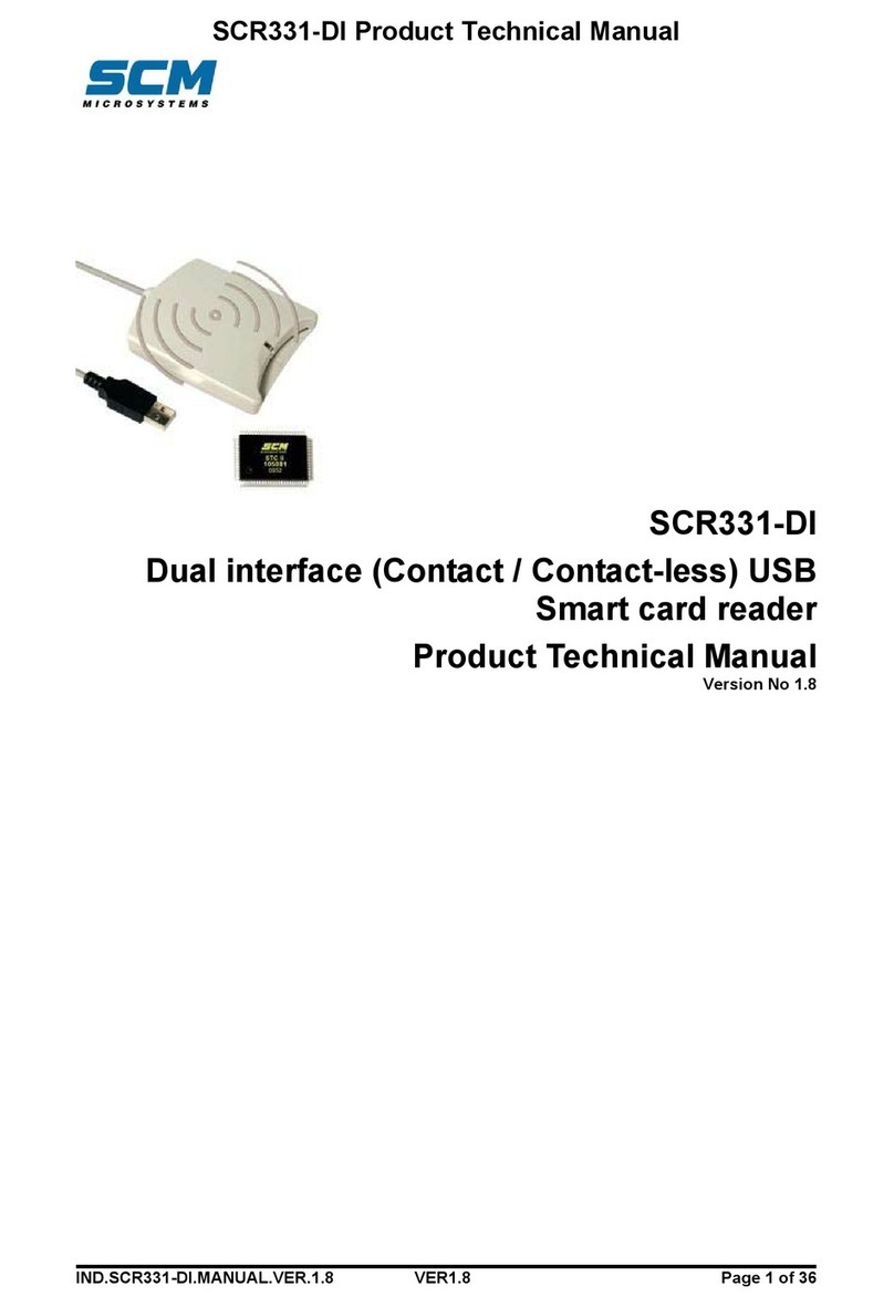 SCM SCR331-DI Technical manual
