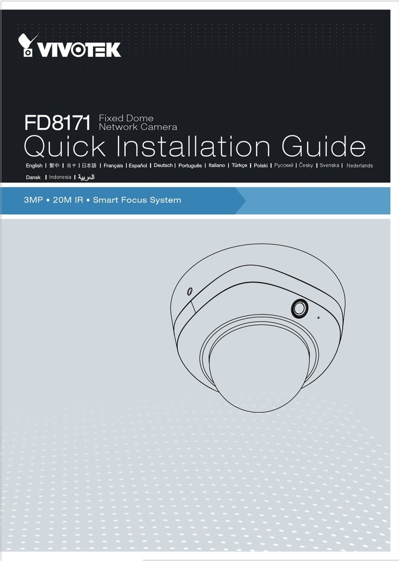 Vivotek FD8171 Quick installation guide