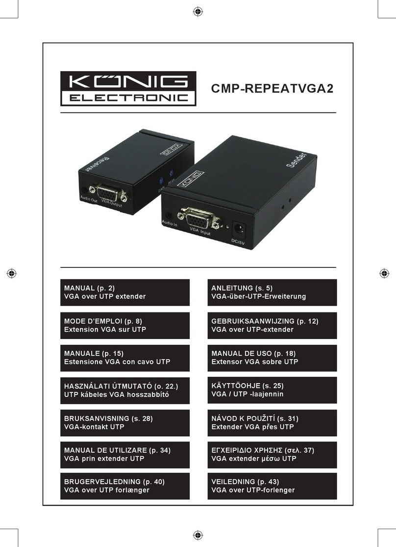 Konig CMP-REPEATVGA2 user manual