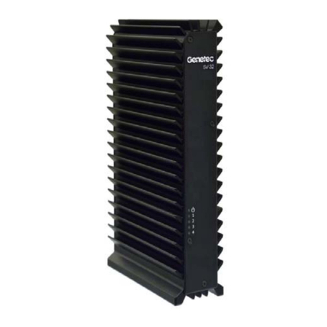 Genetec SV-32 User manual