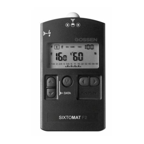 Gossen MetraWatt SIXTOMAT F2 operating instructions