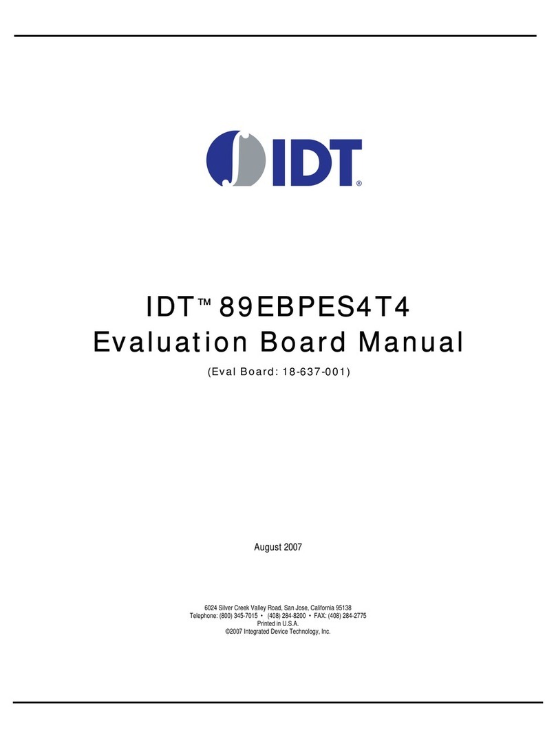 IDT EB4T4 Eval Board manual