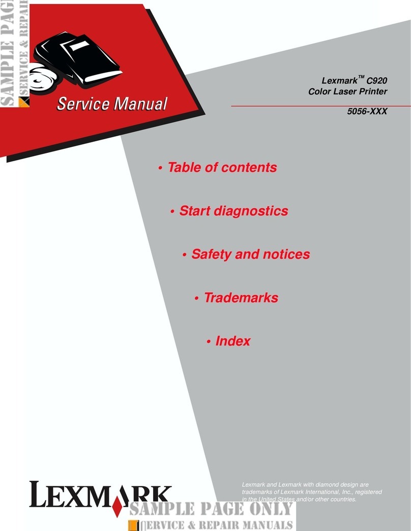 Lexmark C920 SERIES User manual