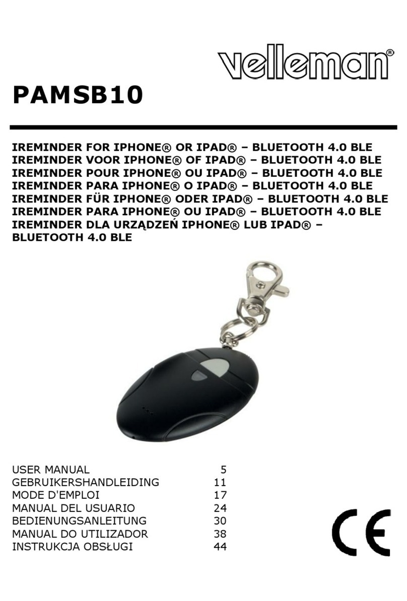 Velleman PAMSB10 user manual