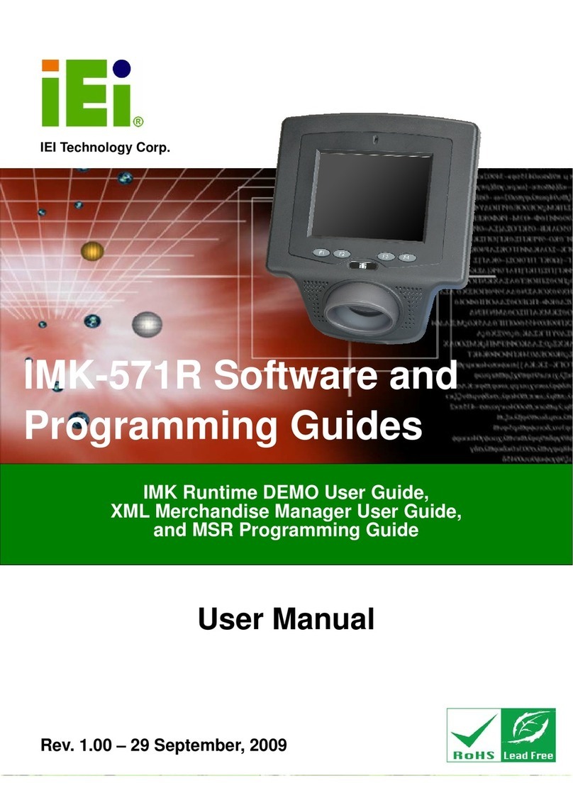 IEI Technology IMK-571R Operating instructions IEI Technology IMK-571R Operating instructions
