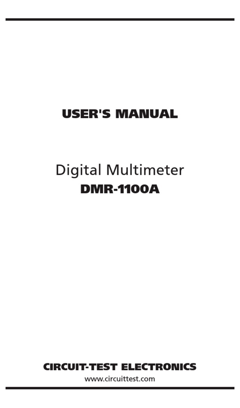 Circuit-test DMR-1100A User manual