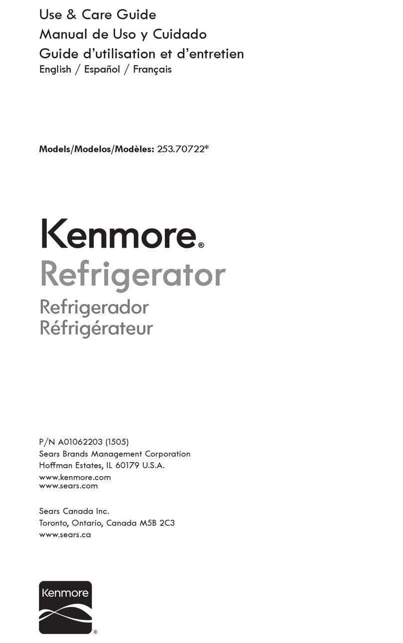 Kenmore 253.70722 SERIES Use & care guide