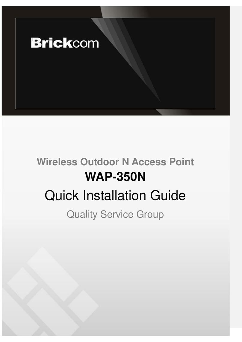 Brickcom WAP-350N Quick installation guide