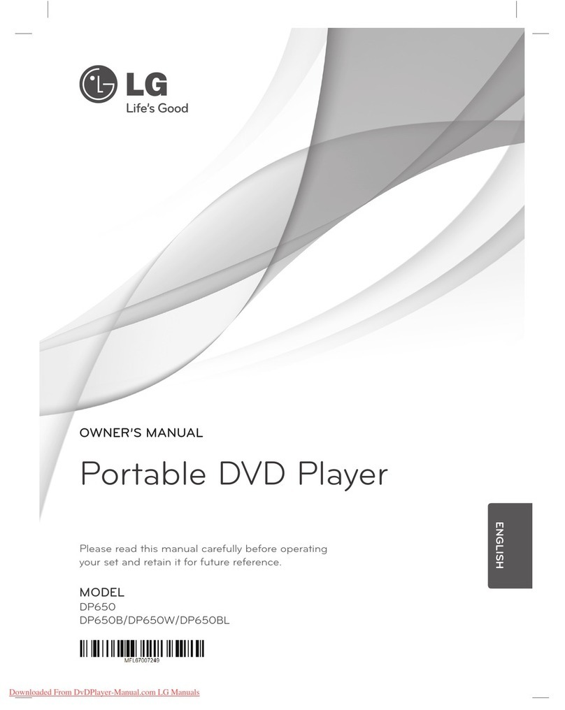 LG DP650W User manual