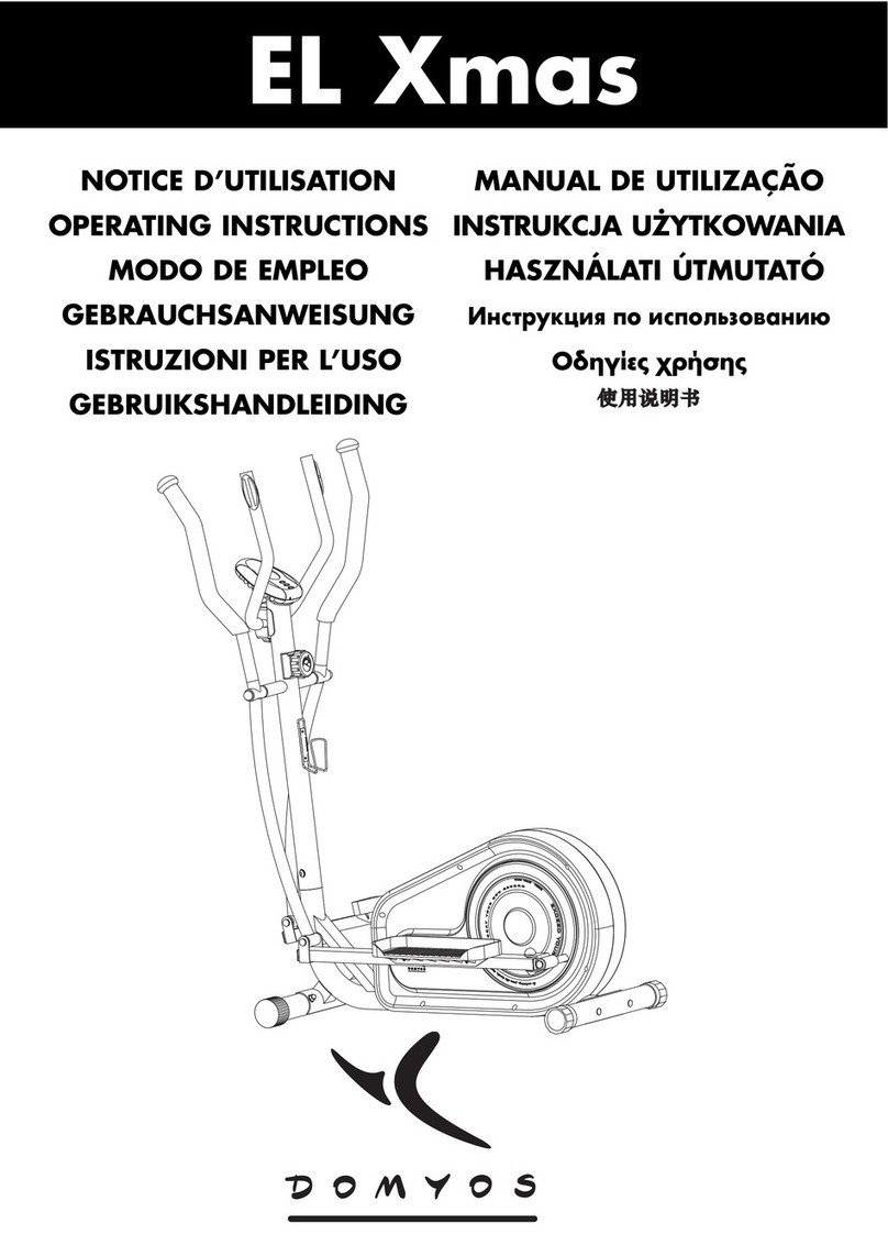 Domyos EL XMAS operating instructions