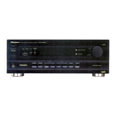 Pioneer VSX-409RDS User manual