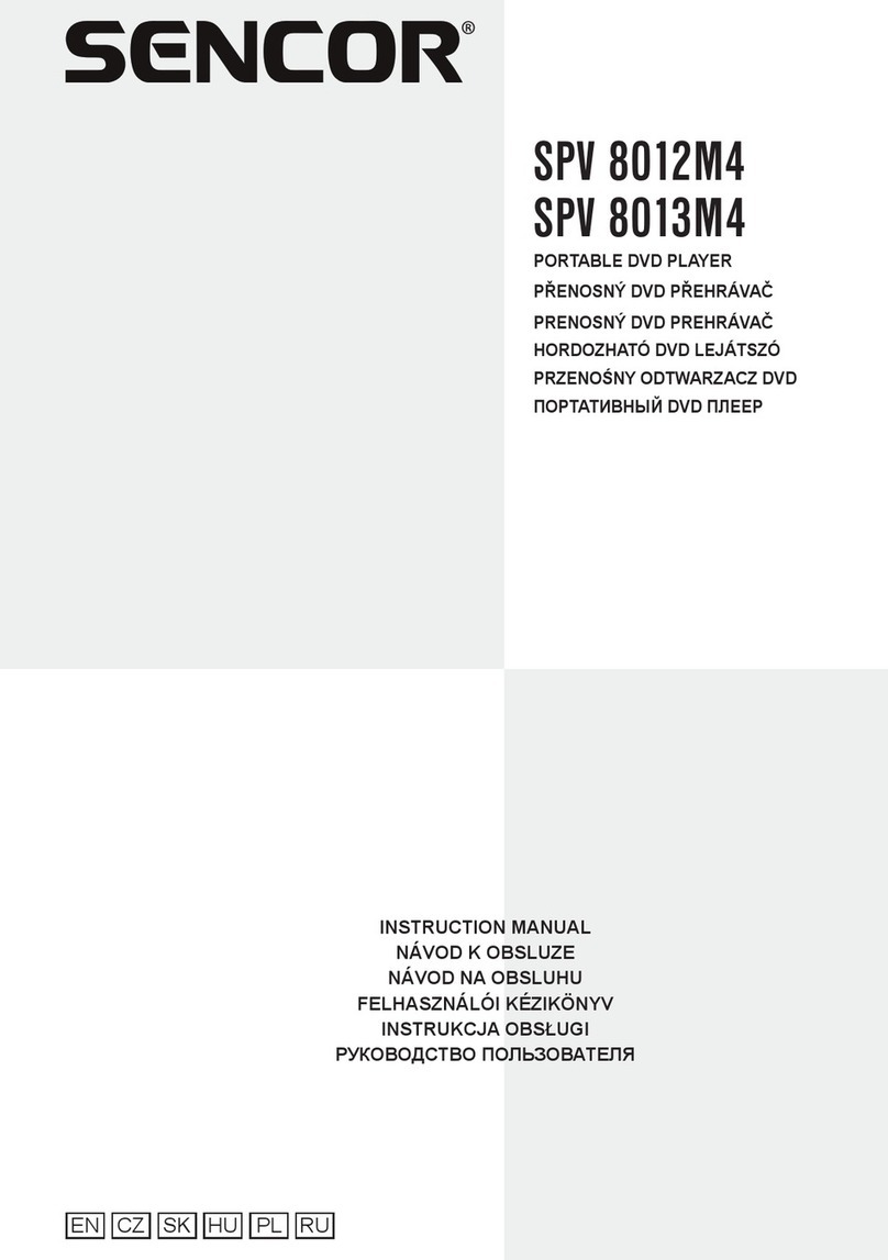 Sencor SPV 8012M4 User manual
