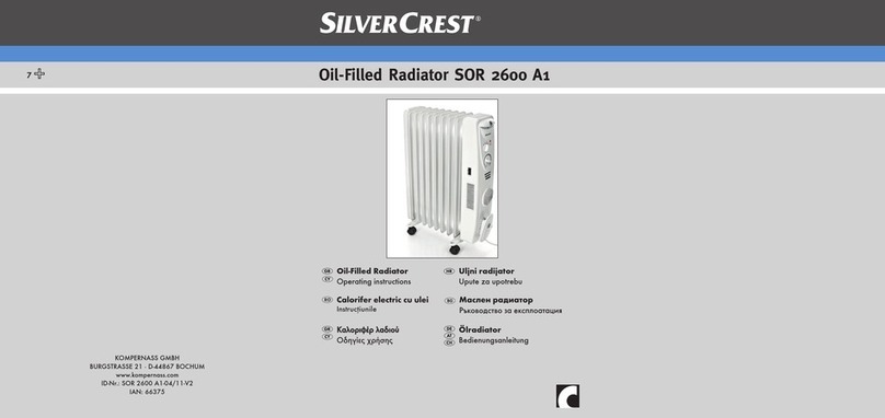 Silvercrest SOR 2600 A1 operating instructions