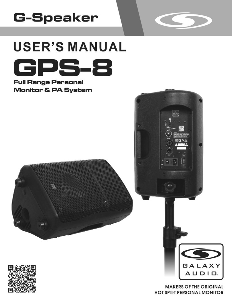 G-Speaker GPS-8 user manual