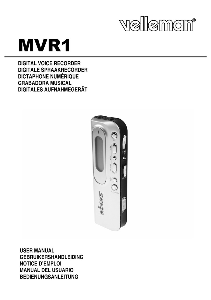 Velleman MVR1 user manual