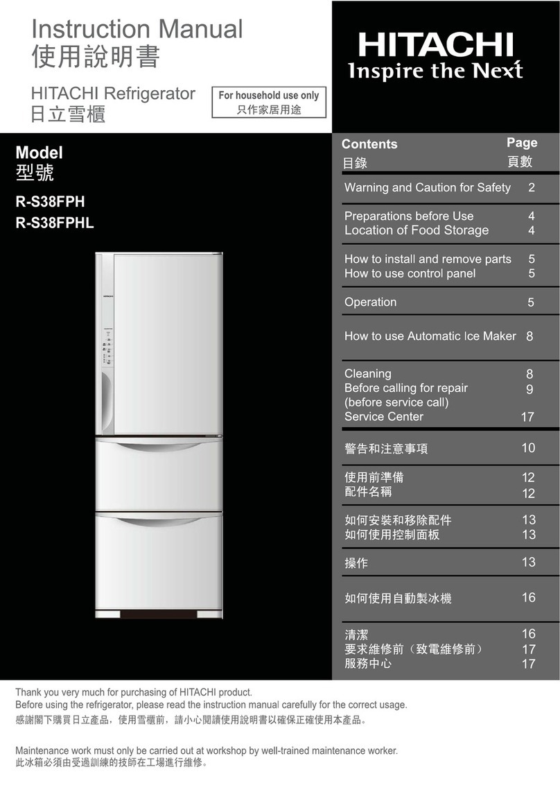 Hitachi Solutions R-S38FPH instruction manual