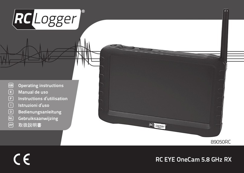 RC Logger EYE OneCam 5.8 GHz RX operating instructions