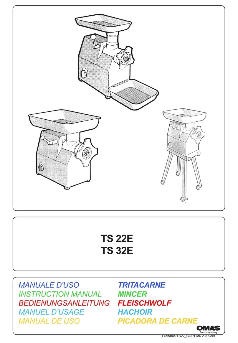 OMAS TS 22E instruction manual