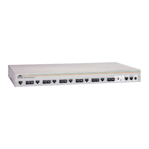 Allied Telesis AT-MCF106ST User manual